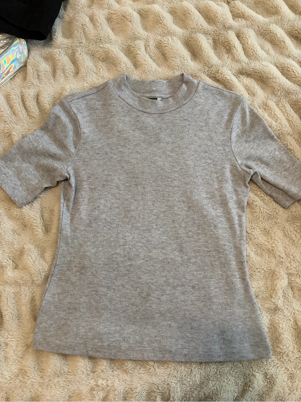 RW&CO. Kids Heather Gray Short-Sleeve Crewneck Tee